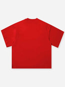 Camiseta Glitter Mármore Carmesim