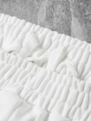 Visão Divina — Shorts Oversize "Ascensão & Cruz Diamante"