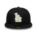Boné LA Dodgers MLB  Fitted Pérola Preta