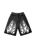 Shorts Jeans " White Flam  Queime o Frio"