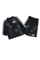 Conjunto Urbano Rockstar Original – Camiseta 3/4 + Shorts