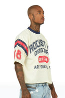 Camiseta Cropped Bege RSO — Streetwear Masculino