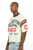 Camiseta Cropped Bege RSO — Streetwear Masculino