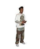 NOISSEY Real Tree "Rhinestone NY" — Manga Longa 2 em 1