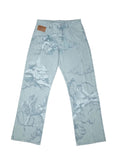 CALÇA JEANS AZUL DESBOTADA CUPIDO