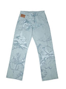 CALÇA JEANS AZUL DESBOTADA CUPIDO