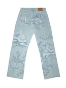 CALÇA JEANS AZUL DESBOTADA CUPIDO