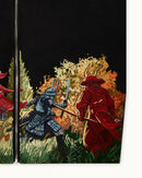 Jaqueta Lona Bordado Era Edo — Duelo de Samurais