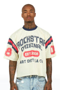 Camiseta Cropped Bege RSO — Streetwear Masculino