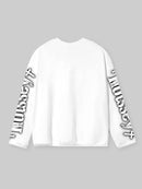 CAMISETA DE MANGA LONGA COM ESTAMPA DE RETRATO INFANTIL "CAMINHE PELA FÉ"