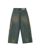 Calça Tribal Desgastada