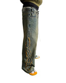 Calça Tribal Desgastada