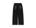 Calça Moletom Preta "Cruz