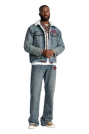 Jaqueta jeans Von Dutch Pinston - Lavagem Vintage