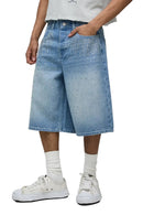 Short Jeans Urbano com Detalhes Ornamentados