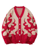 Cardigan Flame Knit