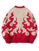 Cardigan Flame Knit