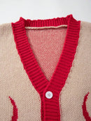 Cardigan Flame Knit