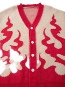 Cardigan Flame Knit