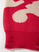 Cardigan Flame Knit