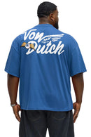 Camiseta Von Dutch Signature Oversized - Azul Marinho