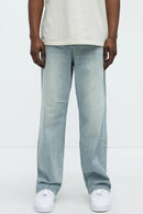 Calça Jeans Kylan Classic Baggy - Lavagem Azul Clara