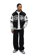 Jaqueta Varsity Jersey Certificada com Gola e Corte Regular