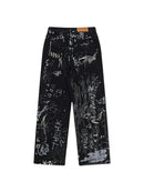 Calça Jeans Reta Streetwear Preto