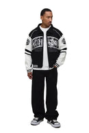 Jaqueta Varsity Jersey Certificada com Gola e Corte Regular